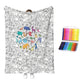 🎨 DIY Coloring Blanket – Washable & Reusable
