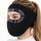 Winter Windproof Face Mask – Warm Fleece Mask with Visor for Cycling & Outdoor Activities
