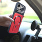 📱 Shockproof Phone Case with Foldable Camera Cover and Magnetic Stand