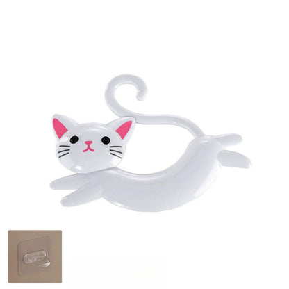 🐱✨ Cat Towel Holder – Suction Cup No-Drill Design