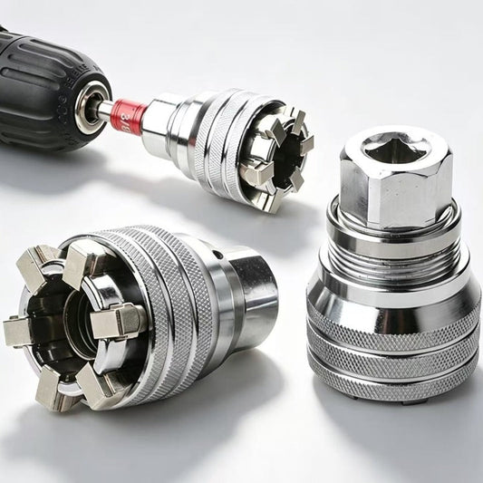 🔧✨ Adjustable Universal Socket Wrench – 2-Piece Tool Set