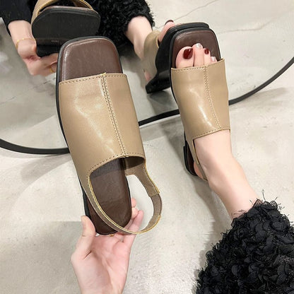 🌞 Verano 2026: Sandalias ortopédicas de cuero cómodas: ¡soporte y elegancia!