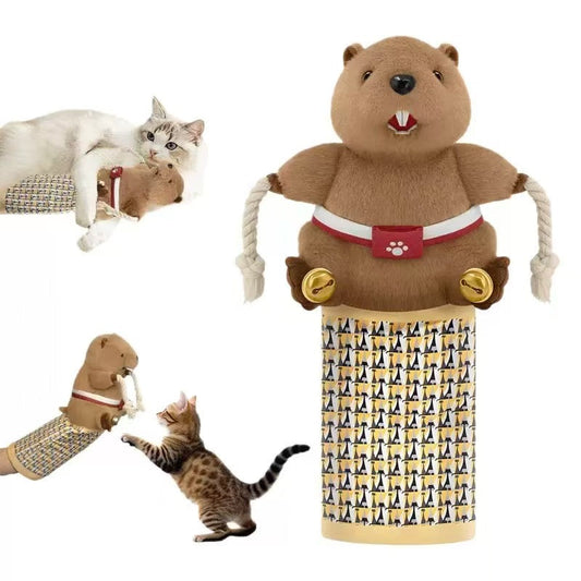🐱🧸 Interactive Cat Toy – Hand-Worn Plush Animal Toy
