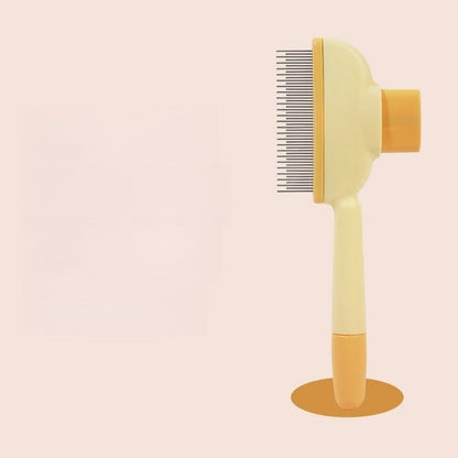 🐶🐱✨ Self-Cleaning Pet Brush – Goodbye Loose Fur, Hello a Healthier-Looking Coat! 🐾💖