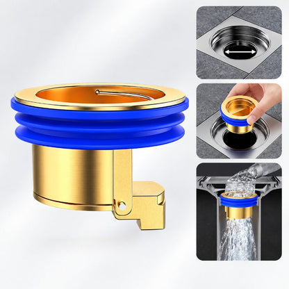 🚿✨ Copper Drain Cover – Odor & Insect Blocker for Bathroom