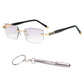 🥳2026 HOT SALE🥳💞50K+ SOLD!👁️📱 70% OFF! Sapphire-Hard, Anti-Blue Light Readers | Far & Near Dual-Use for effortless clarity & comfort. Engineered for durability and eye protection. 💎🔵