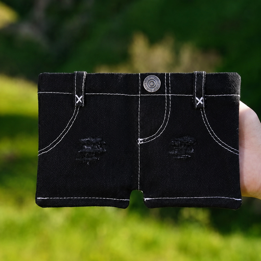 👖 2026 Mini Cartera de Denim 👖💙 Monedero plegable y tarjetero