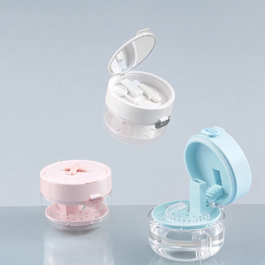 🦷✨ 3-in-1 Dental Appliance Storage Case