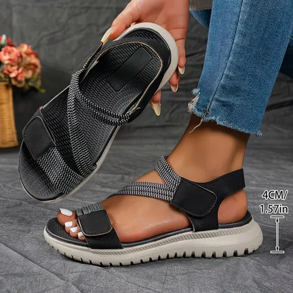 Modelo 2026: Sandalias ortopédicas de nuevo diseño con doble cierre de velcro.