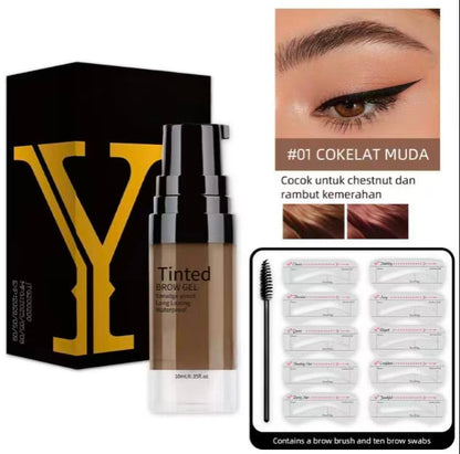 💖 2-in-1 Eyebrow Kit – Tinted Eyebrow Gel + Eyebrow Stencils ✨💄