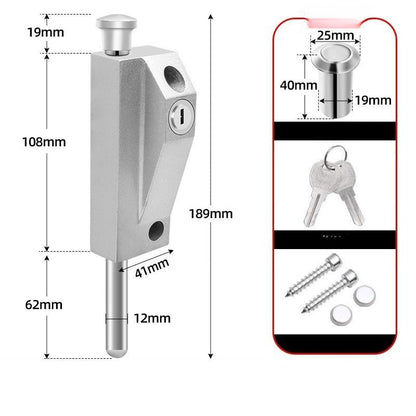 🔐🚪 Keyed Metal Door Lock – More Security and Peace of Mind for Your Home! 🏠✨