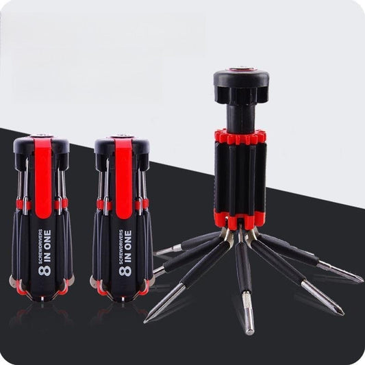 🔧 8-in-1 Screwdriver Set with LED Flashlight – One Tool, More Convenience! 🔦✨