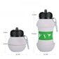 ⚽ Vaso deportivo plegable de silicona 2026 con forma de balón 💧 Portátil y Resistente a golpes