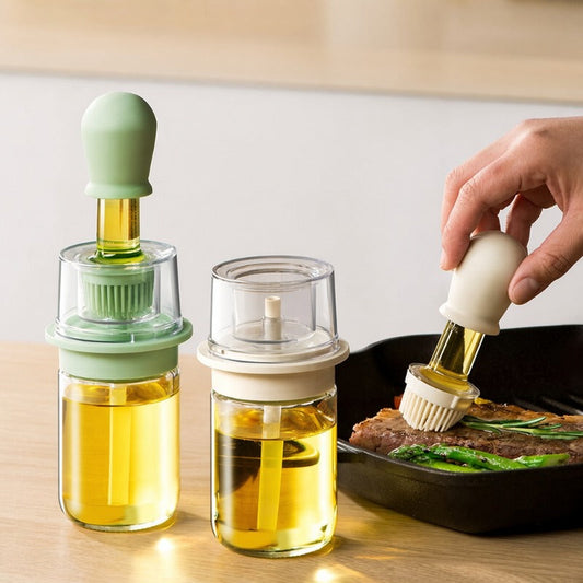 🫒✨ Silicone Oil Brush with Reservoir – 180 ml
