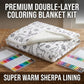 🎨 DIY Coloring Blanket – Washable & Reusable