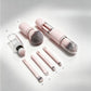 💄🌸 6-in-1 Makeup Brush Set – Beauty and Convenience in One Case! ✨💖