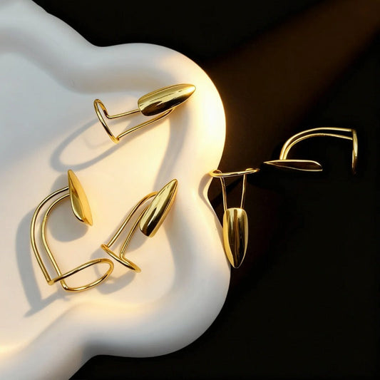 💅✨ Golden Metal Nail Rings – Unique Nail Art Accessories