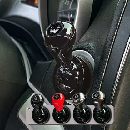 🚗✨ Metal Car Engine Start Button Lever