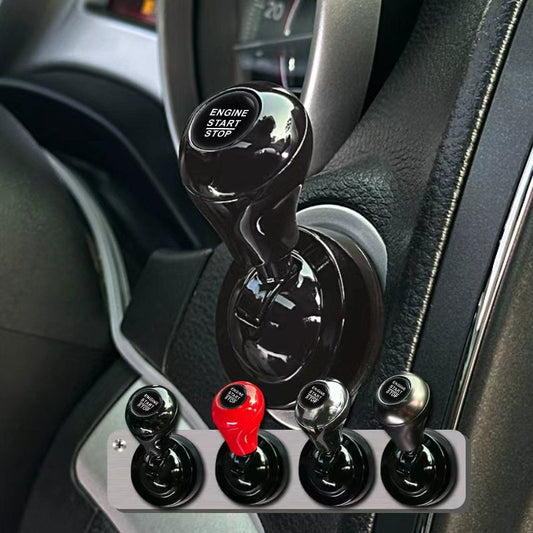 🚗✨ Metal Car Engine Start Button Lever