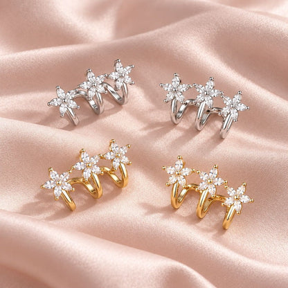 🌸 Women's Vintage Floral Earrings – Elegant Jewelry