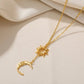 ☀️🌙 Sun & Moon Necklace – Elegant Women’s Necklace