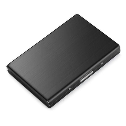 💳✨ Metal Card Holder – Compact Stainless Steel Wallet for Men & Women