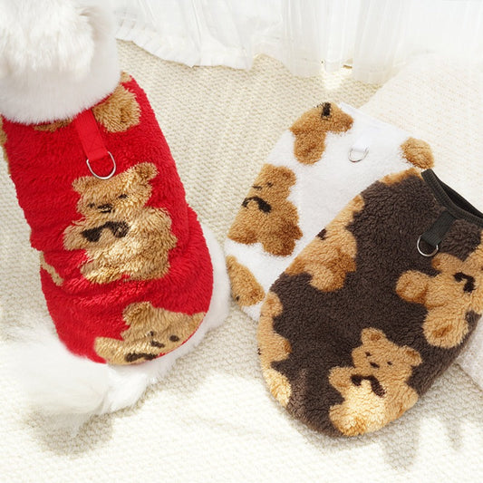 🧸🐶 Cozy Teddy Bear Sweater for Dogs & Cats
