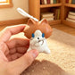 🐱✨ Pull-String Cat Keychain – Cute and Fun Interactive Bag Accessory