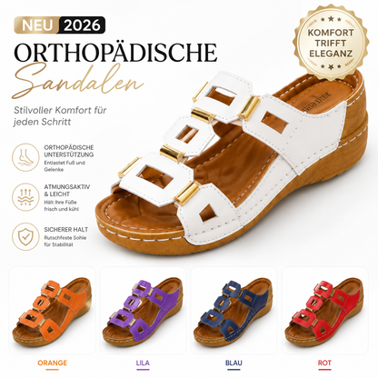 🔥 Novedad para 2026: Sandalias de cuña lisas con recortes — ¡Súper cómodas! 👍