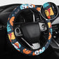 🐱🐶 Cartoon Steering Wheel Cover – Soft & Universal