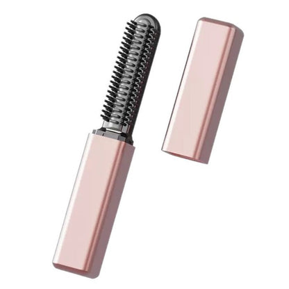 💖💇 Mini Cordless Styling Brush – Compact Bangs Comb