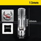 🛠️🚗9-Piece 10–22mm Hex Socket Set