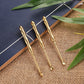 ✨ 2-in-1 Brass Ear Pick with Integrated Toothpick
