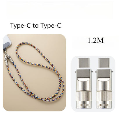 📱🔋2-in-1 Phone Lanyard &amp; Charging Cable