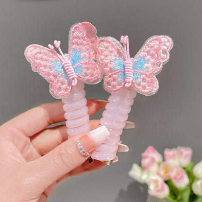 🦋✨ Butterfly Hair Ties for Girls – Cute & Colorful