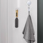 🧲✨ Retractable Metal Towel Clip – No-Drill Installation