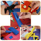 🧸 Wooden Activity Board – Fine Motor Skills & Practical Life Toy