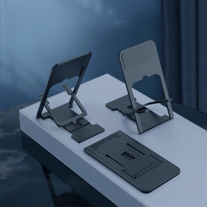 📱 Foldable, adjustable phone holder – Ultra-thin, portable desk stand ✨