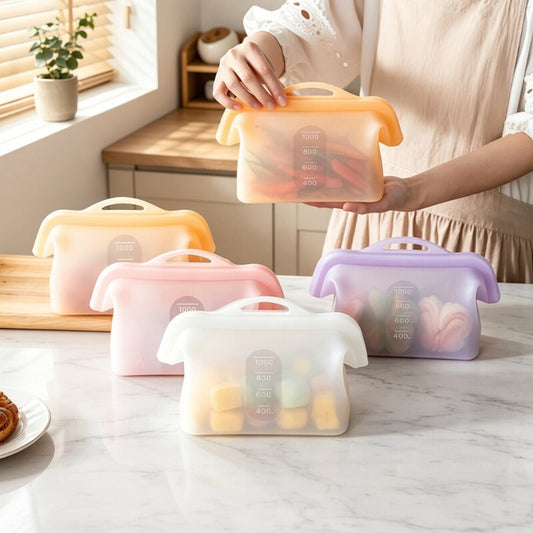 🥗 Reusable Food-Grade Silicone Storage Bag