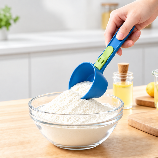 🥤✨ Protein Powder Measuring Scoop with Leakproof Sliding Closure