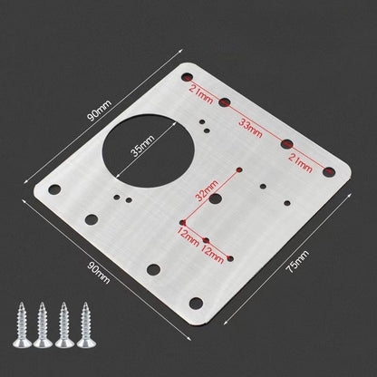💪🔧Stainless Steel Hinge Repair Plate 🏠