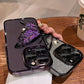 🦋✨ Glitter Butterfly Phone Case – Removable Card Holder & Shockproof Protection