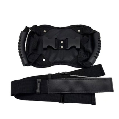 🏍️💪 Universal Motorcycle Passenger Grab Handles – Sturdy