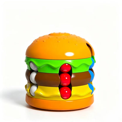 🍔✨ 360° Rotating Burger Fidget Toy – Stress Relief & Brain Teaser