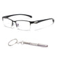 🥳2026 HOT SALE🥳💞50K+ SOLD!👁️📱 70% OFF! Sapphire-Hard, Anti-Blue Light Readers | Far & Near Dual-Use for effortless clarity & comfort. Engineered for durability and eye protection. 💎🔵