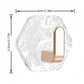 ✨ Glacier-Effect Hexagonal Wall Hooks – No Drilling Required
