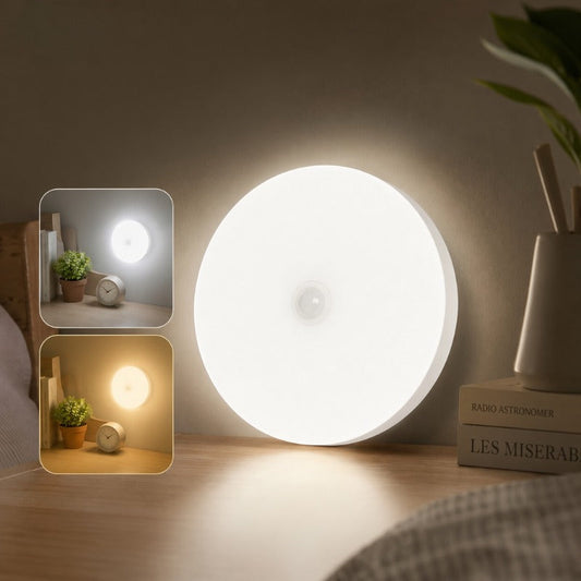 💡✨ Magnetic Motion Sensor Night Light – Warm or White Light