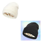 🧢✨ Satin-Lined Knitted Beanie – Warm & Protective