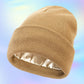 🧢✨ Satin-Lined Knitted Beanie – Warm & Protective
