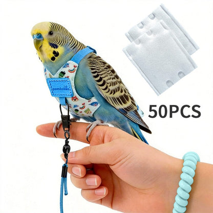 🦜✨ Bird Harness with Flight Leash – Safely Enjoy the Outdoors Together